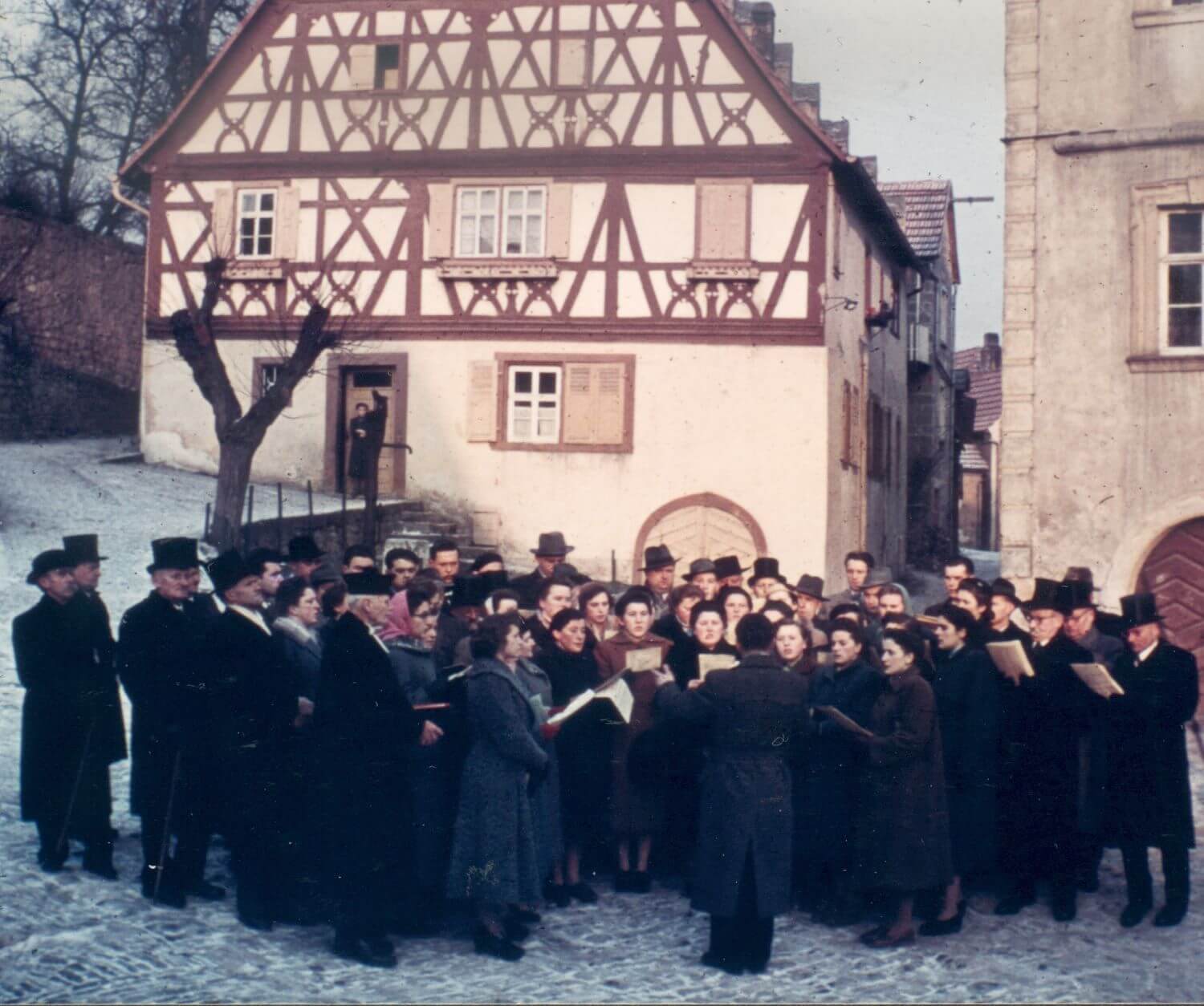 Chormahl 1956 mit Kantorat